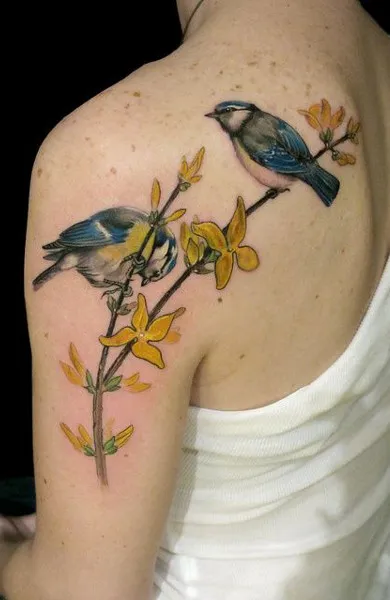 păsări Tattoo - ceea ce înseamnă schițe tatuaj și fotografii (imagini) păsări Tattoo - ceea ce înseamnă desene tatuaj și fotografii