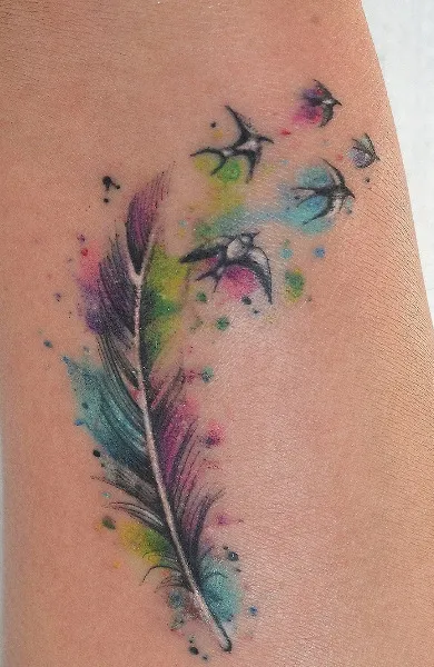păsări Tattoo - ceea ce înseamnă schițe tatuaj și fotografii (tatuaj) păsări Tattoo - ceea ce înseamnă desene tatuaj și fotografii