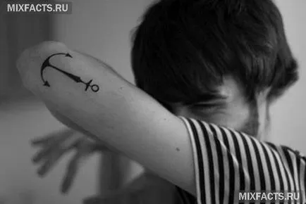 Anchor sensul tatuaj și fotografii (ancore de multe ori simbolizeaza) Anchor sensul tatuaj și fotografii