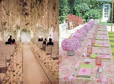 idei de decorare nunta 2017-2018 banchet tendințe decor sala de nunta