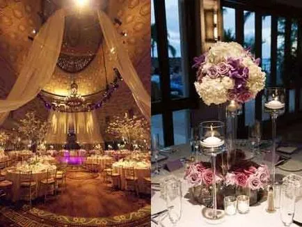 idei de decorare nunta 2017-2018 banchet tendințe decor sala de nunta