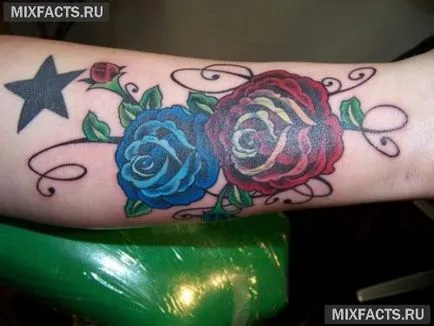 Rose sensul tatuaj și fotografii