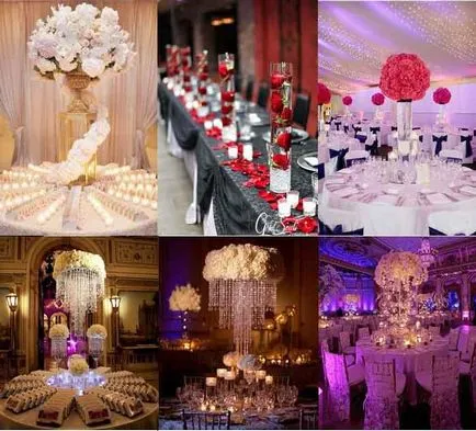 idei de decorare nunta 2017-2018 banchet tendințe decor sala de nunta