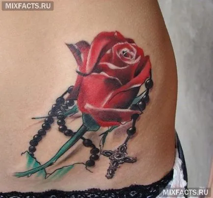 Rose sensul tatuaj și fotografii