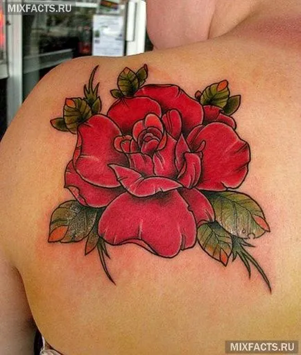 Rose sensul tatuaj și fotografii