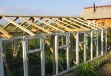Cu efect de seră de lemn de lemn pentru a construi cu propriile lor mâini, un 50x50 și o diagramă detaliată a serei,
