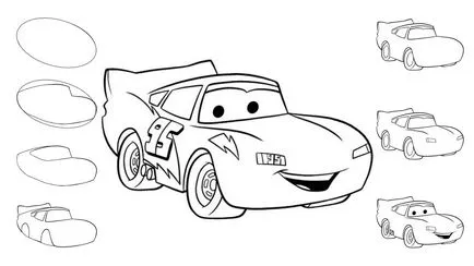 Aflați cum să atragă un fulger din desene animate Cars 2