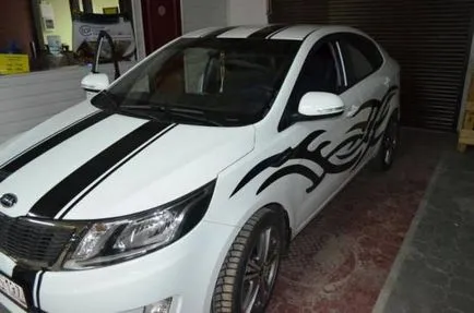 Tuning Kia Rio cu mâinile lor 21012