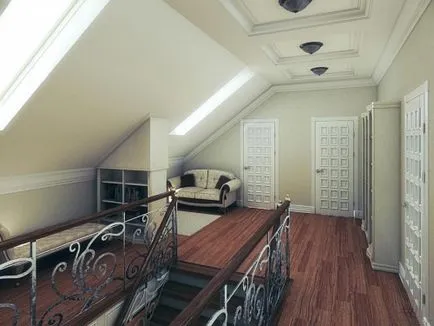 Al doilea etaj al casei cu mâinile proprii, portalul său de construcție