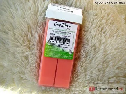 Cald îndepărtarea ceara de par rosa depilflax (trandafir) (cartuș de ceară) - „ceruirea în