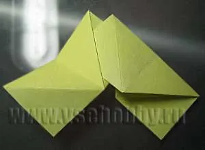 origami Asterisk cu mâinile lor