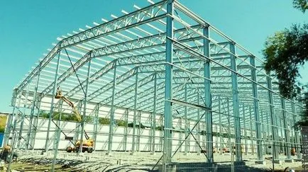 construcție structură din oțel și cadru de montaj