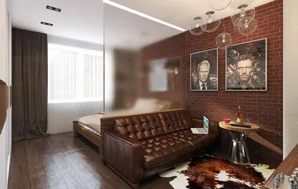 Zonarea cameră într-un dormitor și cameră de zi (90 poze) - A face alegerea potrivită