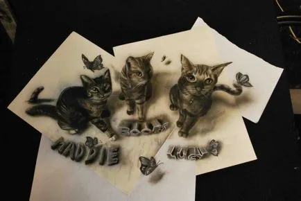 100 cele mai bune idei desene 3D pe hârtie cu un creion în fotografie