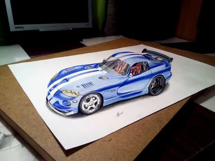 100 cele mai bune idei desene 3D pe hârtie cu un creion în fotografie