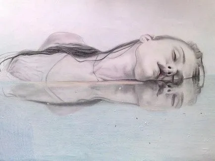 100 cele mai bune idei desene 3D pe hârtie cu un creion în fotografie