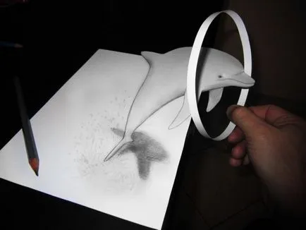 100 cele mai bune idei desene 3D pe hârtie cu un creion în fotografie