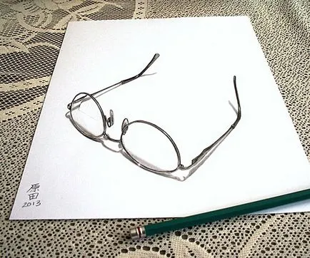 100 cele mai bune idei desene 3D pe hârtie cu un creion în fotografie