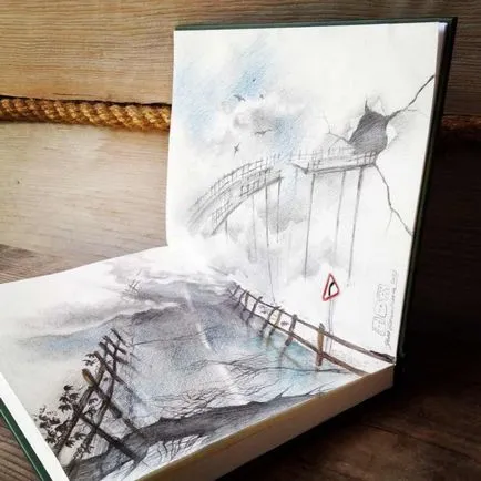 100 cele mai bune idei desene 3D pe hârtie cu un creion în fotografie