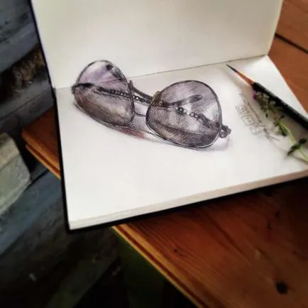 100 cele mai bune idei desene 3D pe hârtie cu un creion în fotografie
