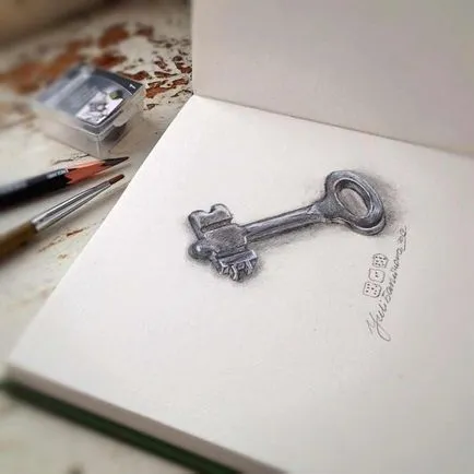 100 cele mai bune idei desene 3D pe hârtie cu un creion în fotografie