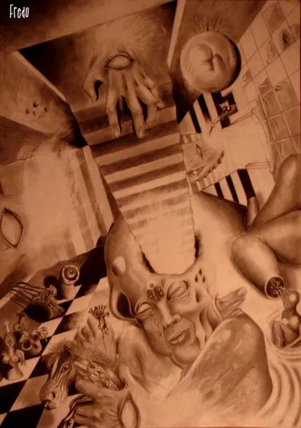 100 cele mai bune idei desene 3D pe hârtie cu un creion în fotografie