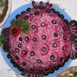 15 moduri de a decora salata - un hering sub o haină de blană - restaurant acasă