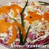 15 moduri de a decora salata - un hering sub o haină de blană - restaurant acasă