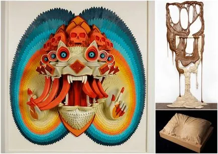 13 sculpturi neobișnuite din lemn, trecut care nu poate trece (sculpturi) 13 sculpturi neobișnuite din lemn, prin care este imposibil să treacă