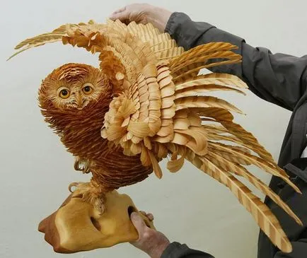 13 sculpturi neobișnuite din lemn, trecut care nu poate trece (lemn) 13 sculpturi neobișnuite din lemn, prin care este imposibil să treacă