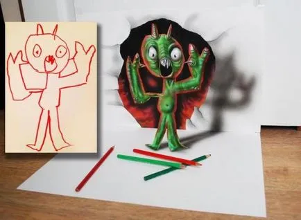 imagini 3D pe hârtie foto