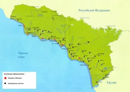 Abhazia pe harta Romania,