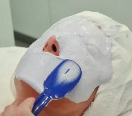 Masca alginatul este cum să se reproducă și modul în care să se aplice de a utiliza, că sub masca, se diluează fără cocoloașe,