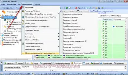 AnVir task manager - control deplin asupra sistemului, ♥
