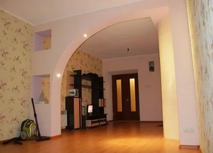 Arcul din gips-carton cu mâinile lor, cum să facă, instrucțiuni pas cu pas și fotografii de interior