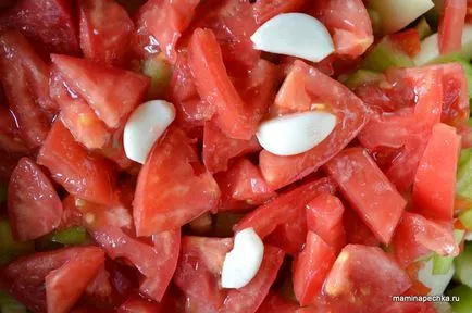Vinete cu cartofi - pas cu pas fotoretsept (tomate piper usturoi) Vinete cu cartofi - pas cu pas fotoretsept