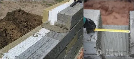 Baie de blocuri de spumă cu mâinile sale - fotografia de construcție pe etape (baie de blocuri de spumă cu mâinile) Baie de blocuri de spumă cu mâinile lor - pe etape de construcție fotografii