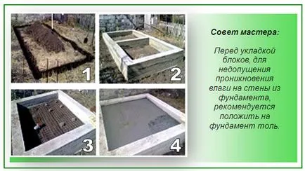 Baie de blocuri de spumă cu mâinile sale - construcția independentă (Bath) Baie de blocuri de spumă cu mâinile sale - construcția independentă