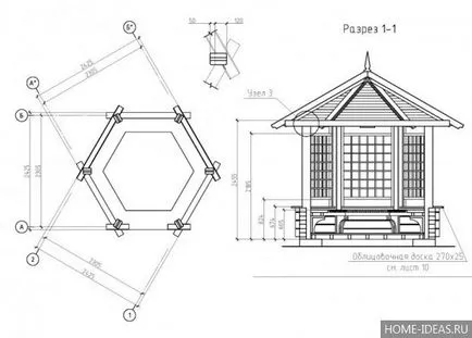 Mobilier de grădină cu propriile sale mâini desenele și dimensiunile (mobilier de grădină, cu propriile sale mâini: desen și dimensiuni) Mobilier de grădină cu desen mâini și dimensiuni