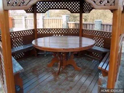 Mobilier de grădină cu propriile sale mâini desenele și dimensiunile (desene) Mobilier de grădină cu desen mâini și dimensiuni