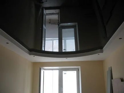 plafon stretch alb lucios sau negru