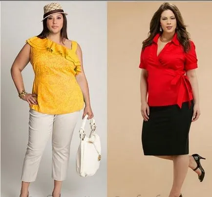 Bluză pentru vara pentru femeile obeze, cu mâinile lor (lor) Bluză pentru vara pentru femeile obeze, cu mâinile lor