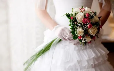 Flori pentru o fotografie de nunta de frumos buchet de mireasa (foto) Flori pentru o fotografie de nunta de buchet de mireasa frumoasa lui