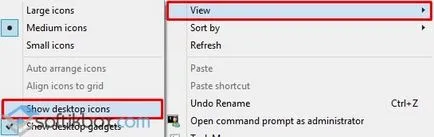 Ceasul de pe desktop-ul Windows 10