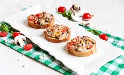 Sandwich-uri pe rețete de masă de vacanță cu fotografii