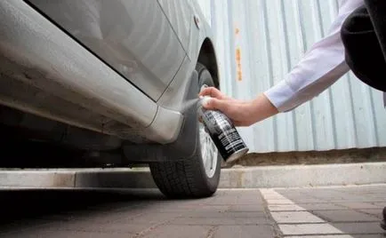 Mânerul pragurilor de automobile din afara coroziunii, care este necesar pentru a efectua
