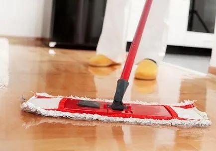 Ce mai bine să se spele demachiant linoleum, cum se curata, se spală podelele care străluceau ca