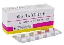 Cât de multe acte Phenazepamum