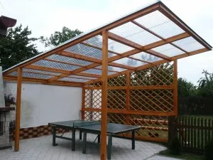 Acoperișul acoperite pergola opțiuni populare ieftine