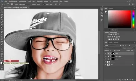imagini alb-negru în Photoshop